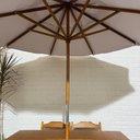 Ver imagem 4 de Conjunto Dobrável 120x70 com Ombrelone Paraná Cor do Conjunto:mel;cor do Ombrelone:branco