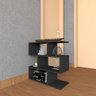 Aparador Pequeno Minimalista Preto E-nichos Nd02phcapr - 2