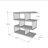 Aparador Pequeno Minimalista Preto E-nichos Nd02phcapr - 3
