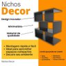 Aparador Pequeno Minimalista Preto E-nichos Nd02phcapr - 4