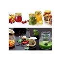 Ver imagem 4 de Kit 4 Potes de Vidro Quattro Stagioni 80 ml Para Conservas e Afins COM Tampa Original Quattro Stagio