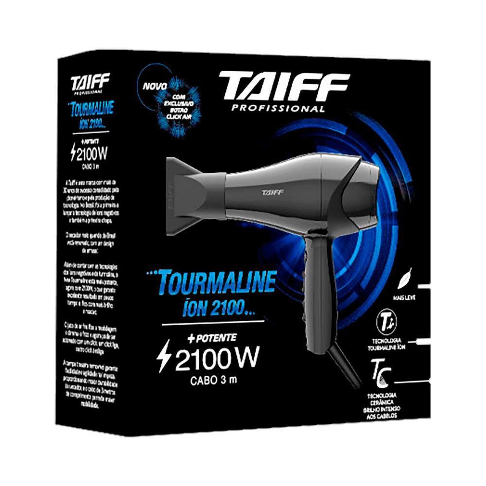 Secador de Cabelos Taiff New Tourmaline Ion 2100w Pro 220v - 4