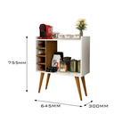 Ver imagem 4 de Aparador Buffet Berlim Adega Cantinho do Café - Off White/ Freijo