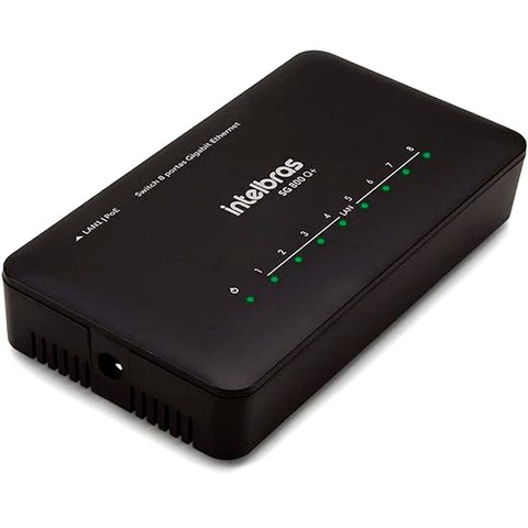 Switch Gigabit 8 Portas 10/100/1000 Sg 800 Q+ Intelbras