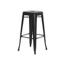 Ver imagem 1 de Banqueta Tolix Iron Design Industrial Preto Fosco 76 Cm Aço