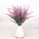 Ver imagem 1 de 4 Ramos Plantas Lavanda Artificiais Rosa com 35 Folhas 40cm