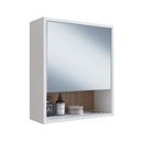 Ver imagem 3 de Armário para Banheiro com Porta e Espelho Slim Nova Móbile Branco Montana