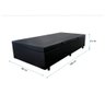 Cama Box Baú Solteiro 88 Tecido Sintético Preto com Colchão Marrocos - Poliéster - Espuma D33 - 3