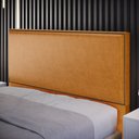Ver imagem 3 de Cabeceira Box Queen com Tachas 160 Cm Vicenza L02 Couríssimo Whisky - Lyam Decor