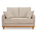 Ver imagem 4 de Sofá Belga 2 Lugares Base Madeira para Sala Pequena Bz Home:boucle/cinza-escuro
