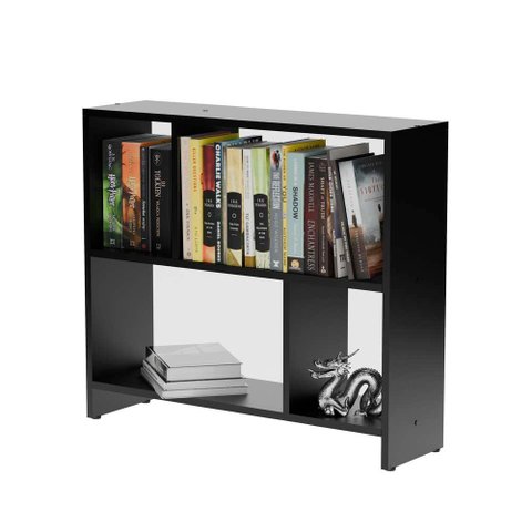 Estante para Livro Armário Multiuso Organizador Livros Livreiro Preto