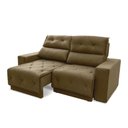 Ver imagem 6 de Sofá Retrátil/Reclinável Belga 2,00m Suede Velut com Molas no Assento