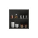 Ver imagem 4 de Armário Aéreo 70cm com 1 Porta e Nicho Domus Espresso Móveis Cinza/Silver/Royal