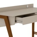 Ver imagem 3 de Escrivaninha Mesa Computador Escritório Quarto Nexus:off White