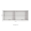 Ver imagem 2 de Aéreo Maleiro Baixo de 4 Portas 175cm Linha Modulado Adapt N543 Kappesberg - Branco