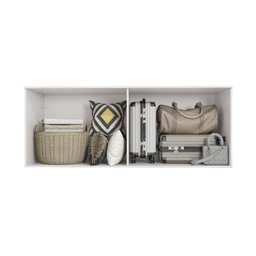 Aéreo Maleiro Baixo de 4 Portas 175cm Linha Modulado Adapt N543 Kappesberg - Branco - 4
