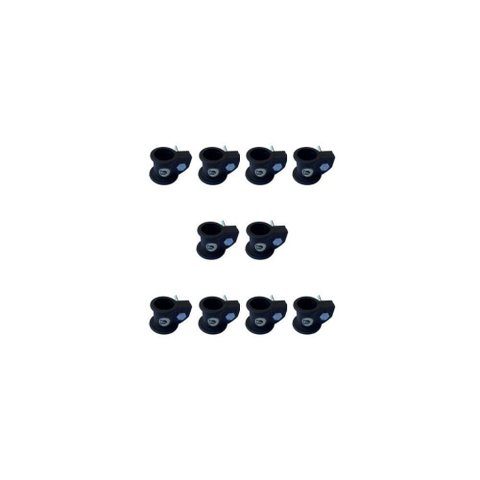 50 Presilha Injetada 30mm Barra Pump Academia Musculacao Trava Pesos Bloqueador Jfit