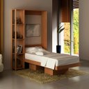 Ver imagem 1 de Cama De Solteiro Articulável Para Quarto Sala com Prateleira: Amêndoa