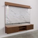 Ver imagem 7 de Painel para Tv até 65 Polegadas Ripado e Led Azaléia CabeCasa MadeiraOriginals