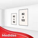 Ver imagem 6 de kit com 2 Quadros Decorativos Florais com Moldura e Vidro para Sala Quarto Escritório e Clínica 82x1