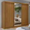 Guarda-roupa Casal com Espelho 100% MDF 3 Portas 6 Gavetas Sirius Móveis Lopas - 1