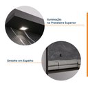 Ver imagem 3 de Painel para TV até 65 Polegadas Ripado com Marmorizado 3D e LED Azaléia CabeCasa MadeiraOriginals