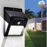 Arandela LED Zyon para Energia Solar Externo 3000K 4W 12,4x9,6cm Plástico, Abs e Acrílico Preto - - 2