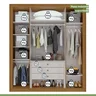 Guarda-roupa Casal com Espelho 100% MDF 4 Portas 3 Gavetas Imperatore Móveis Lopas - 5