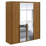 Guarda-roupa Casal com Espelho 100% MDF 4 Portas 3 Gavetas Imperatore Móveis Lopas - 3