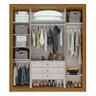 Guarda-roupa Casal com Espelho 100% MDF 4 Portas 3 Gavetas Imperatore Móveis Lopas - 2