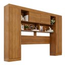 Ver imagem 2 de Guarda-Roupa Modulado 4 Portas Apolo Premium Marrom/Cinamomo