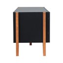 Ver imagem 5 de Rack 3 Portas Decor - Preto/amêndoa
