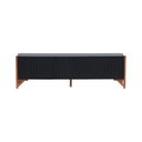Ver imagem 4 de Rack 3 Portas Decor - Preto/amêndoa