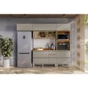 Ver imagem 4 de Cozinha Modulada Proença 4 Peças Torre Quente Nogueira Nude Prime Tx - Demartez