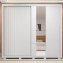 Ver imagem 3 de Guarda Roupa Casal Romanus Lux 2 Portas 4 Gavetas com Espelho Caemmun
