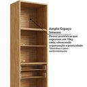 Ver imagem 6 de Paneleiro Torre Quente com 2 Portas 2 Gavetas e Espaço Micro-Ondas 100% MDF Vicenza Espresso Móveis