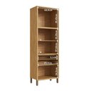 Ver imagem 5 de Paneleiro Torre Quente com 2 Portas 2 Gavetas e Espaço Micro-Ondas 100% MDF Vicenza Espresso Móveis