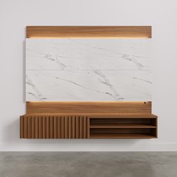 Painel para Tv até 65 Polegadas Ripado Fita de Led Azaléia Plus Cabecasa Madeiramadeira - 7