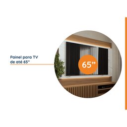 Painel para Tv até 65 Polegadas Ripado Fita de Led Azaléia Plus Cabecasa Madeiramadeira - 6