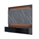 Ver imagem 7 de Painel para TV até 65 Polegadas Ripado com Marmorizado 3D e Fita de LED Ibiza Plus Yescasa