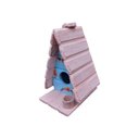 Ver imagem 5 de Chalé de Passarinho Cru Feito de Madeira com Comedouro - Decoração de Jardim - Varanda - Quintal