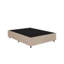 Ver imagem 1 de Box Base Blindado Corino -casal Padrão 138x188x38 - Novo:bege