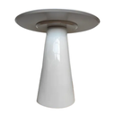 Ver imagem 2 de Mesa de Apoio Cone Laqueada - Tampo 70cm Altura 60cm - Branco
