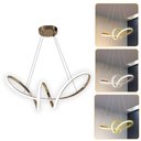 Ver imagem 4 de Lustre Pendente Led de Teto Moderno Loop 45w 3 em 1 Bivolt