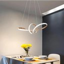 Ver imagem 6 de Lustre Pendente Led de Teto Moderno Loop 45w 3 em 1 Bivolt