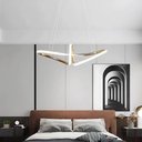 Ver imagem 2 de Lustre Pendente Led de Teto Moderno Loop 45w 3 em 1 Bivolt