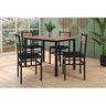 Conjunto de Cozinha Mesa 110cm 4 Cadeiras Industrial Fabone Móveis - 1