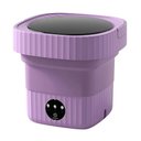 Ver imagem 2 de Mini Máquina de Lavar Roupas Dobrável Portátil 12 Litros Lilás