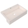 Cuba Pia Semi Encaixe para Banheiro Retangular 54cm XRT C08 Bege - Mpozenato - 1
