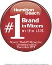 Ver imagem 7 de Hamilton Beach Stand/hand Mixer, 4 Qt, 6 Vel. 290w, Branco